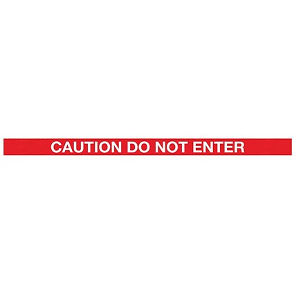 WallPro 450 Barrier Blk with Do Not Enter Red/Wht Belt 9.1m