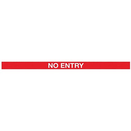 WallPro 450 Barrier Blk with No Entry Red/Wht Belt 9.1m