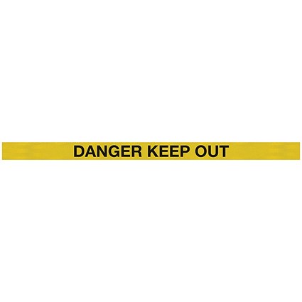 WallPro 450 Barrier Ylw Danger Keep Out Ylw/Blk Belt 9.1m