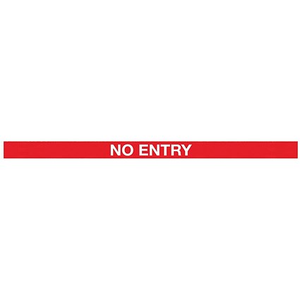 WallPro 450 Barrier Ylw with No Entry Red/Wht Belt 9.1m