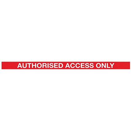 WallMaster 300 Barrier Blk with Auth Access Red/Wht Belt 3m