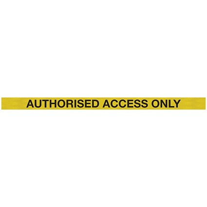 WallMaster 300 Barrier Blk with Auth Access Ylw/Blk Belt 3m