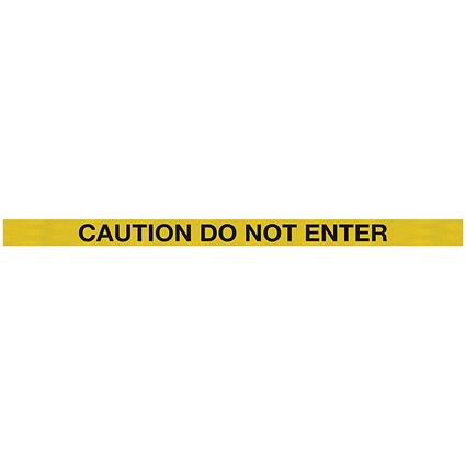WallMaster 300 Barrier Ylw with Do Not Enter Ylw/Black Belt 3m