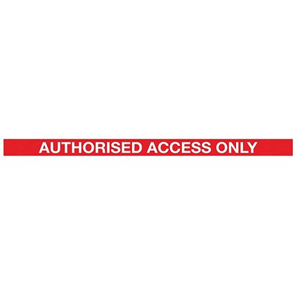 WallMaster 400 Barrier Blk with Auth Access Red/Wht Belt 4.6m