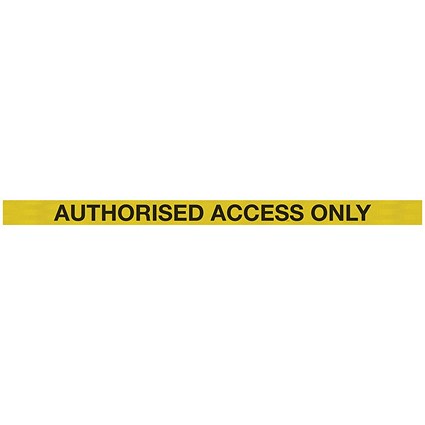 WallMaster 400 Barrier Blk with Auth Access Ylw/Blk Belt 4.6m