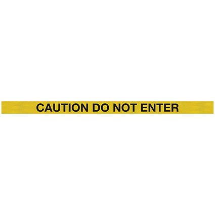 WallMaster 400 Barrier Blk with Do Not Enter Ylw/Blk Belt 4.6m