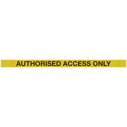 WallMaster 400 Barrier Ylw with Auth Access Ylw/Blk Belt 4.6m