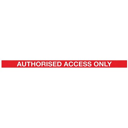 WallMaster 450 Barrier Blk with Auth Access Red/Wht Belt 7.6m