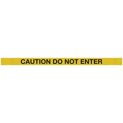 WallMaster 450 Barrier Ylw with Do Not Enter Ylw/Blk Belt 7.6m