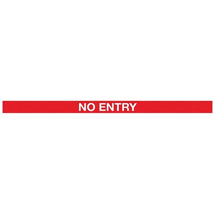 WallMaster 450 Barrier Blk with No Entry Red/Wht Belt 10.6m