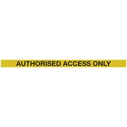 WallMaster 450 Barrier Ylw with Auth Access Ylw/Blk Belt 10.6m