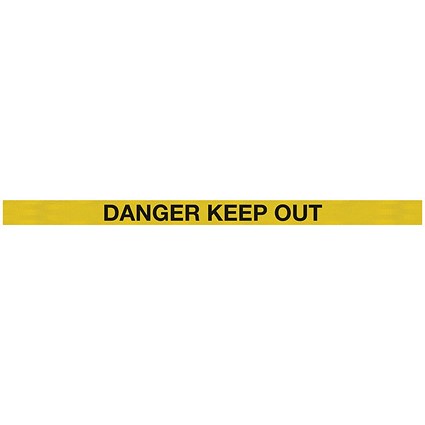 WallMaster 450 Barrier Ylw with Danger Ylw/Blk Belt 10.6m