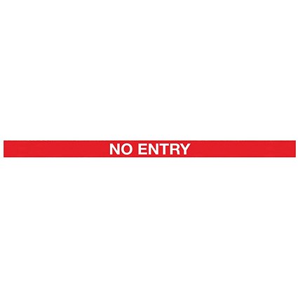 WallMaster 450 Barrier Ylw with No Entry Red/Wht Belt 10.6m