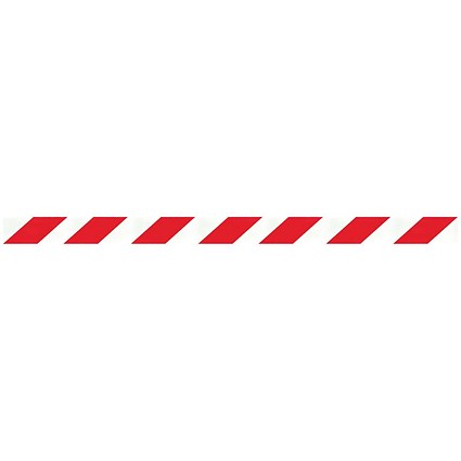 WallPro 300 Magn Back Barrier Blk + Red/Wht Belt 3m