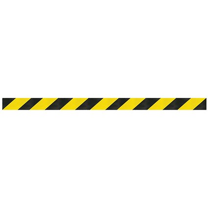 WallPro 300 Magn Back Barrier Blk + Ylw/Blk Belt 3m