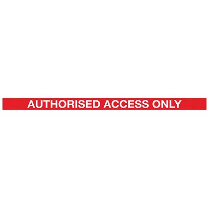 WallPro 300 Magn Barrier Blk Auth Access Red/Wht 3m