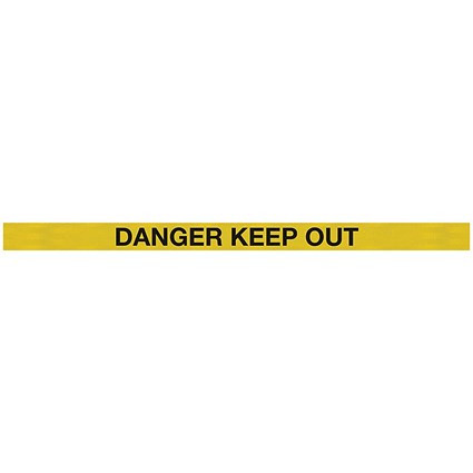 WallPro 400 Magn Back/Belt End Barrier Blk + Danger Ylw/Blk 4.6m