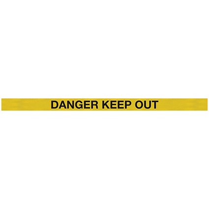 WallPro 400 Magn Back/Belt End Barrier Ylw + Danger Ylw/Blk 4.6m