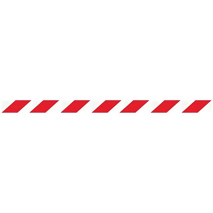 WallPro 450 Magn Back/Belt End Barrier Blk + Red/Wht Belt 7.6m