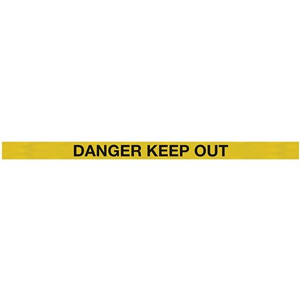 WallPro 450 Magn Back/Belt End Barrier Blk + Danger Ylw/Blk 7.6m