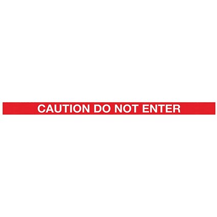 WallPro 450 Magn Back/Belt End Barrier Black + Caution Red/Wht 9.1m