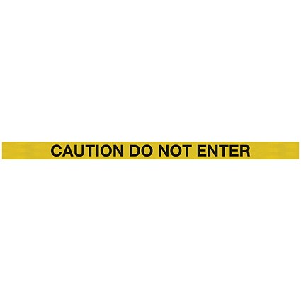 WallPro 450 Magn Back/Belt End Barrier Ylw + Caution Ylw/Blk 9.1m