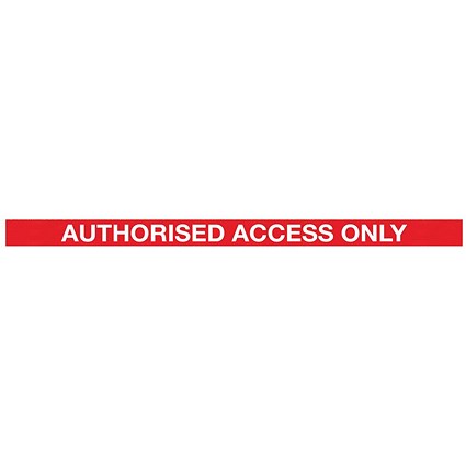 WallMaster300 Magn Back Barrier P/Chrome with A/Access Red/Wht 3m