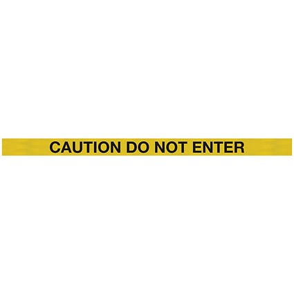 WallMaster300 Magn Back Barrier P/Chrome with Caution Ylw/Blk 3m