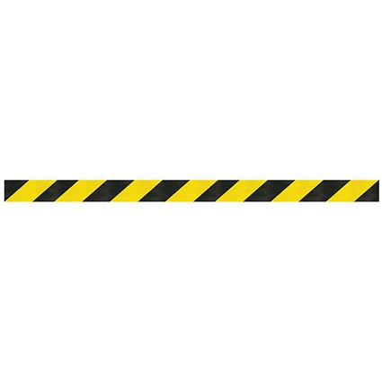 WallMaster 300 Magn Back Barrier Ylw with Ylw/Blk Belt 3m