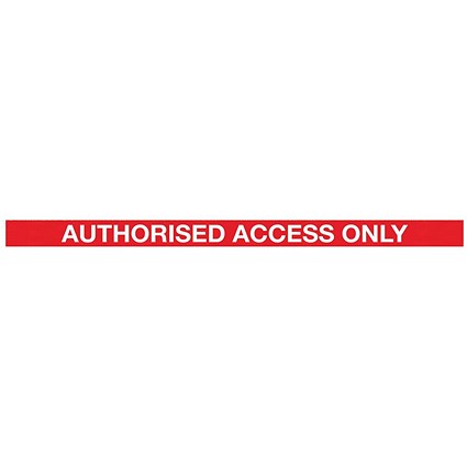 WallMaster 300 Magn Back Barrier Ylw with Auth Access Red/Wht 3m