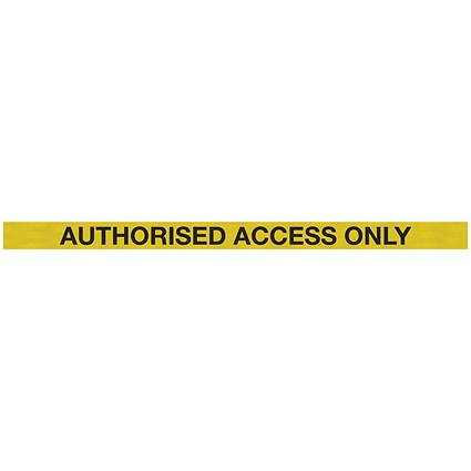 WallMaster 300 Magn Back Barrier Ylw with Auth Access Ylw/Blk 3m