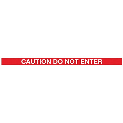 WallMaster 300 Magn Back Barrier Ylw with Caution Red/Wht 3m