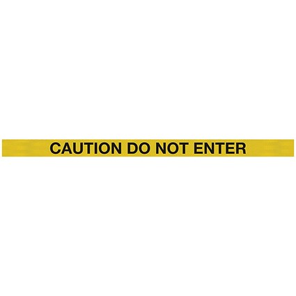 WallMaster 300 Magn Back Barrier Ylw with Caution Ylw/Blk 3m
