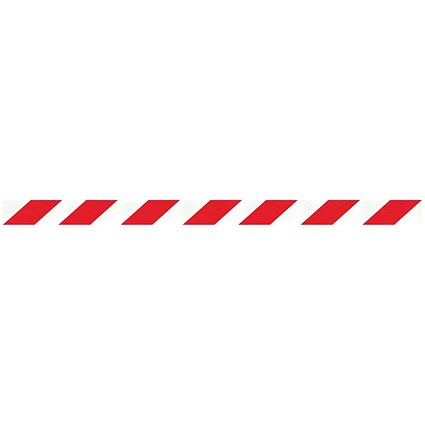 WallMaster 400 Magn Back Barrier Blk with Red/Wht Belt 4.6m