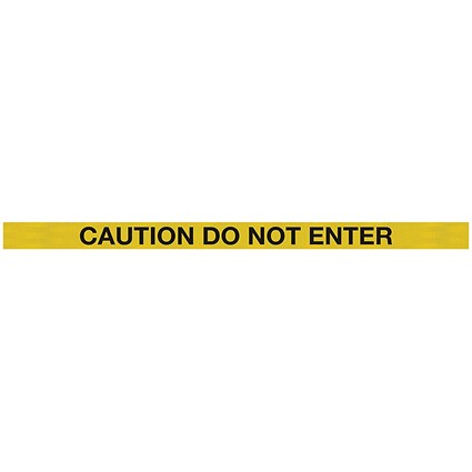 WallMaster 400 Magn Back Barrier Blk with Caution Ylw/Blk 4.6m