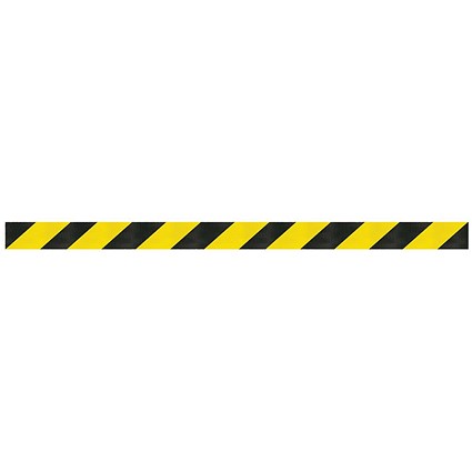 WallMaster 400 Magn Back Barrier Ylw with Ylw/Blk Belt 4.6m