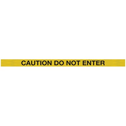 WallMaster 400 Magn Back Barrier Ylw with Caution Ylw/Blk 4.6m