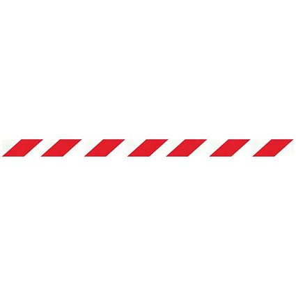 WallMaster 450 Magn Back/Belt End Barrier Blk + Red/Wht Belt 7.6m
