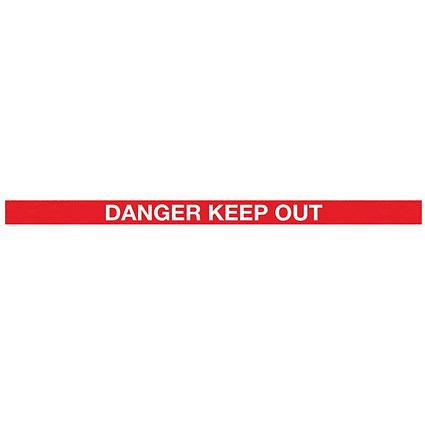WallMaster 450 Magn Back/Belt End Barrier Ylw + Danger Red/Wht 10.6m