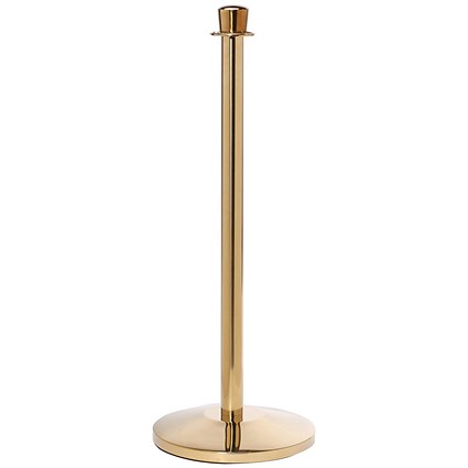 5 Star RopeMaster Crown Top Polished Brass Post Pack of 2