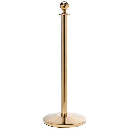 5 Star RopeMaster Ball Top Polished Brass Post Pack of 2