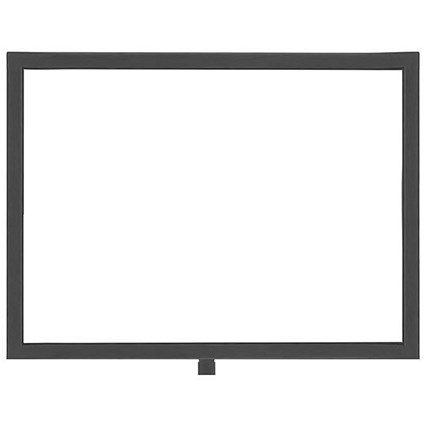 Standard Horizontal A4 Sign Frame Black for Rope Barriers