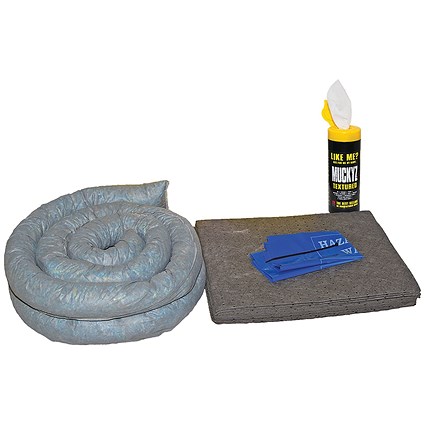 5 Star Refill Kit for 50L Spill Kit in a Hi-Vis Bag Grey FS636348