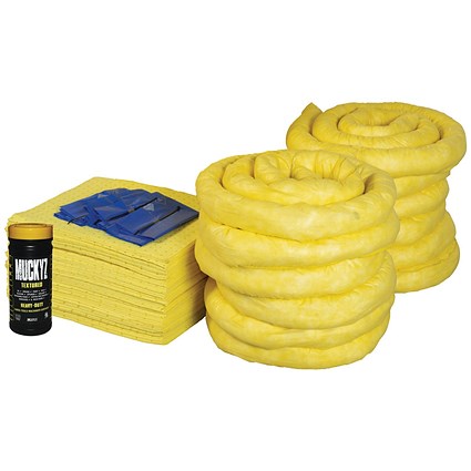 5 Star Refill Kit for 240L Spill Kit in a Wheelie Bin Yellow FS637178