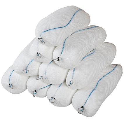 5 Star Mini Oil and Fuel Drain Booms Pack of 10 White FS637413