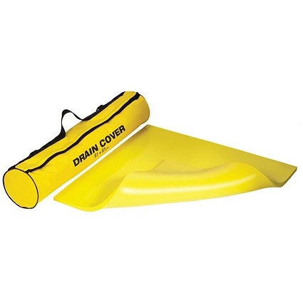 5 Star Drain Cover 610x610mm in Wallmounted Holdall Yellow FS637529