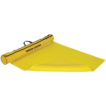 5 Star Drain Cover 910x910mm in Wallmounted Holdall Yellow FS637628