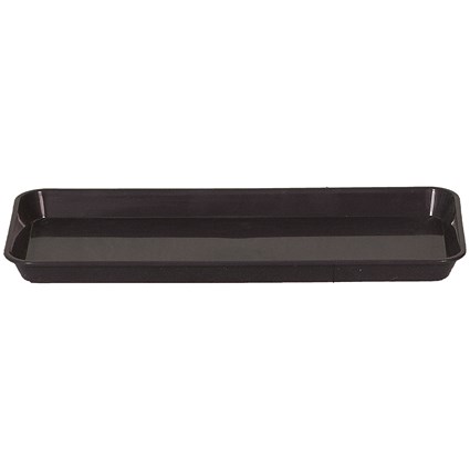 5 Star Evo Rcyc Shallow Drip-tray Small 350x150x40mm Black FS639738