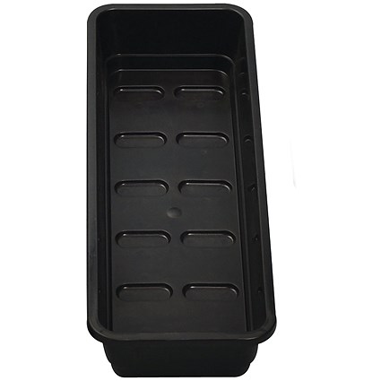 5 Star Evo Recycled Spill Tray 370x135x60mm Black FS639912
