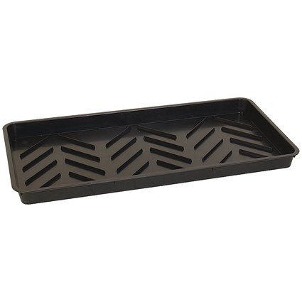 5 Star Evo Recycled Shallow Spill Tray 790x400x60mm Black FS640413